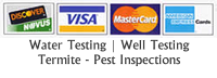 Water Test Middlefield Credit Cards Accepted